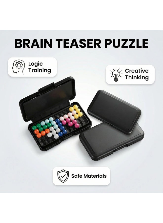 Educational Insights Toys - Original 3D and 2D Brain Teaser Puzzle Single Player Mind Challenge Toys Handheld Travel Games Challenging Logic Puzzles and Gifts for Kids Teens & Adults Ages 7+ - Image 3